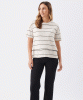 RIPE Claudette Nursing Tee (Ecru / Black) from Tiffany Rose