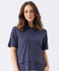 RIPE Claud Nursing Tee (Indigo) from Tiffany Rose