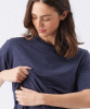 RIPE Claud Nursing Tee (Indigo) from Tiffany Rose