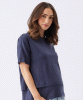 RIPE Claud Nursing Tee (Indigo) from Tiffany Rose