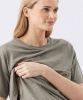 RIPE Claud Nursing Tee (Moss) from Tiffany Rose