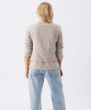 Claudette Nursing Top (Taupe/White) by Tiffany Rose