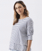 RIPE Claudette Nursing Top (White/Ink) from Tiffany Rose