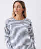 RIPE Claudette Nursing Top (White/Ink) from Tiffany Rose