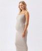 Celine Rib Knit Dress (Stone) by Tiffany Rose