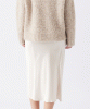 Crystal Satin Skirt (Oyster) by Tiffany Rose