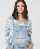 Denim Maternity Dungarees (Pale Blue) by Tiffany Rose