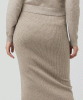 Dani Knit Maternity Skirt (Latte) by Tiffany Rose