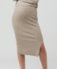 Dani Knit Maternity Skirt (Latte) by Tiffany Rose