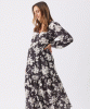 RIPE Drew Maxi Dress (Black/White) from Tiffany Rose