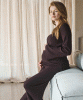 RIPE Dallas Rib Knit Pant (Cocoa) from Tiffany Rose