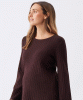 RIPE Dallas Rib Knit Nursing Top (Cocoa) from Tiffany Rose