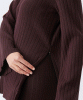 RIPE Dallas Rib Knit Nursing Top (Cocoa) from Tiffany Rose