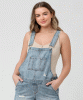 Denim Short Maternity Overalls by Tiffany Rose