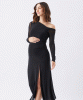 Freya Mesh Dress (Black) by Tiffany Rose