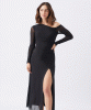 Freya Mesh Dress (Black) by Tiffany Rose