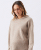 RIPE Finley Nursing Knit Hoodie (Latte) from Tiffany Rose
