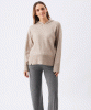 RIPE Finley Nursing Knit Hoodie (Latte) from Tiffany Rose