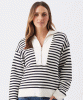 RIPE Fable Nursing Knit (White/Midnight) from Tiffany Rose