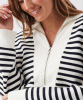 RIPE Fable Nursing Knit (White/Midnight) from Tiffany Rose