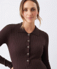 RIPE Hollie Polo Knit Dress (Cocoa) from Tiffany Rose