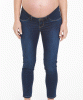 Lyla Ankle Grazer Umstandsjegging (Indigo Blau) by Tiffany Rose