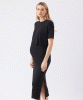 RIPE Ivy Rib Nursing Dress (Black) from Tiffany Rose