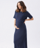 RIPE Ivy Rib Nursing Dress (Navy) from Tiffany Rose