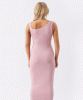 Luxe Knit Off Shoulder Dress (Pink) by Tiffany Rose