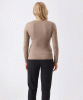 Luxe Knit Embrace Nursing Top (Mocha) by Tiffany Rose
