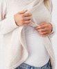 RIPE Luxe Knit Nursing Top (White) from Tiffany Rose