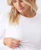RIPE Luxe Knit Nursing Top (White) from Tiffany Rose