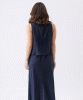 RIPE Lena Linen Nursing Dress (Navy) from Tiffany Rose