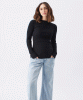 RIPE Lift Up Nursing Knit (Black) from Tiffany Rose