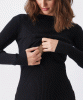 RIPE Lift Up Nursing Knit (Black) from Tiffany Rose