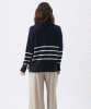 RIPE Lori Nursing Knit (Navy/White) from Tiffany Rose
