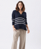 RIPE Lori Nursing Knit (Navy/White) from Tiffany Rose