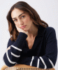 RIPE Lori Nursing Knit (Navy/White) from Tiffany Rose