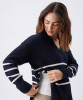 RIPE Lori Nursing Knit (Navy/White) from Tiffany Rose