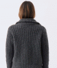 RIPE Layla Zip Through Knit (Dark Charcoal) from Tiffany Rose