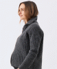 RIPE Layla Zip Through Knit (Dark Charcoal) from Tiffany Rose