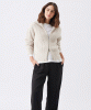 Layla Zip Through Knit (Oat Marle) by Tiffany Rose