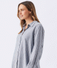 RIPE Millie Button Up Shirt (Denim/White) from Tiffany Rose
