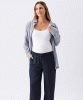 RIPE Millie Button Up Shirt (Denim/White) from Tiffany Rose