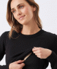 RIPE Maia Detachable Nursing Dress (Black/Mocha) from Tiffany Rose