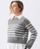 RIPE Montana Knit (Grey Marle/White) from Tiffany Rose