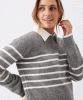 RIPE Montana Knit (Grey Marle/White) from Tiffany Rose