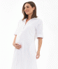 Molly Linen Maternity and Nursing Shirt Dress by Tiffany Rose