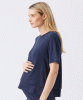 RIPE Mike Rib Nursing Top (Navy) from Tiffany Rose