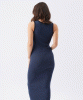 RIPE Noa Rib Knit Nursing Dress (Indigo/Navy) from Tiffany Rose
